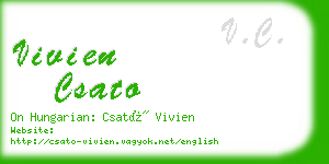 vivien csato business card